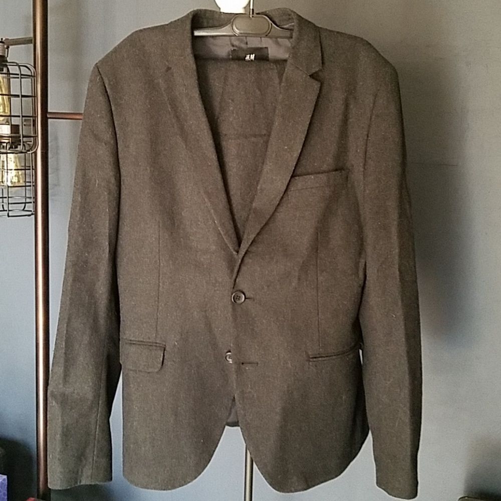 H&M recycled wool suit